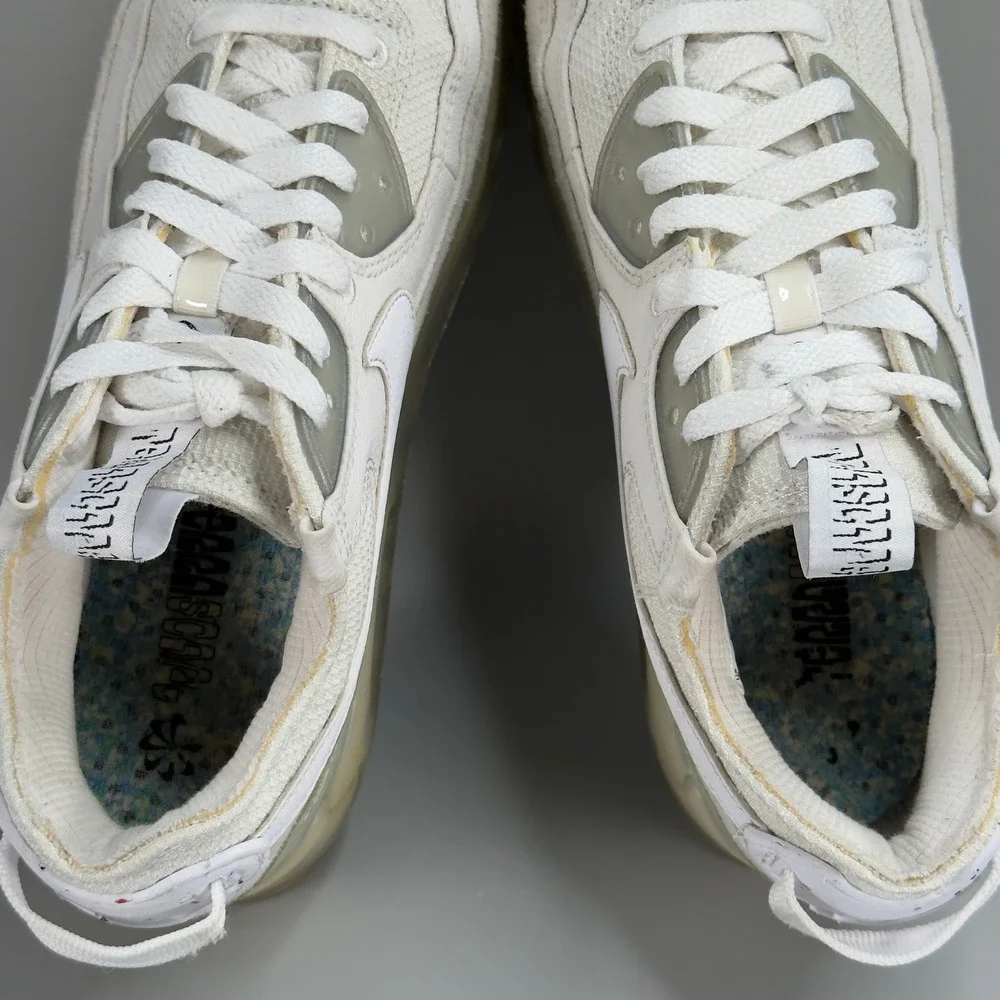 Nike Air Max 90‎ Terrascape 90 Mens 8 Running Shoes White Gray Sneakers Trainer